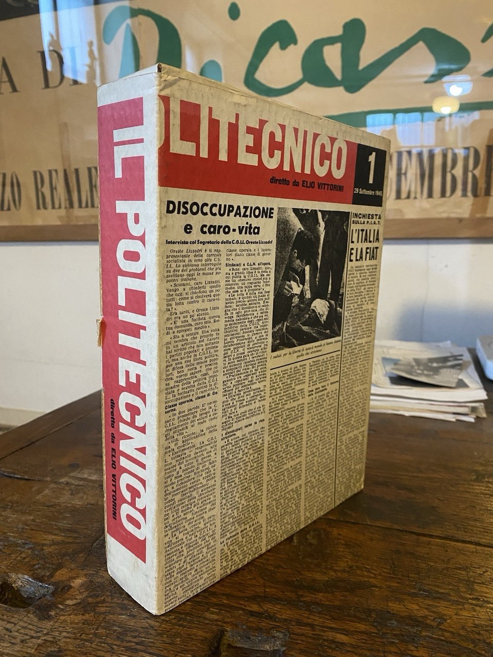 Vittorini Elio diretto da, Il Politecnico Torino Einaudi 1975