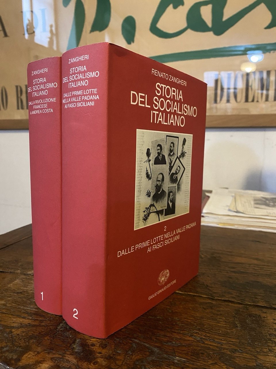 Zangheri Renato Storia del socialismo italiano Torino Einaudi 1993/1997