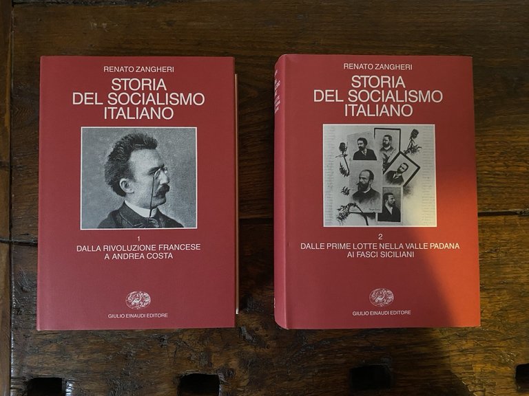Zangheri Renato Storia del socialismo italiano Torino Einaudi 1993/1997