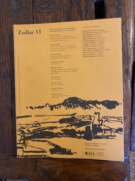 Zodiac 11 Nuova serie Rivista internazionale di architettura Marzo/Agosto 1994