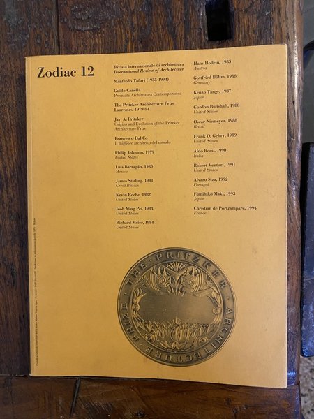 Zodiac 12 Nuova serie Rivista internazionale di architettura Settembre 1994/Febbraio …