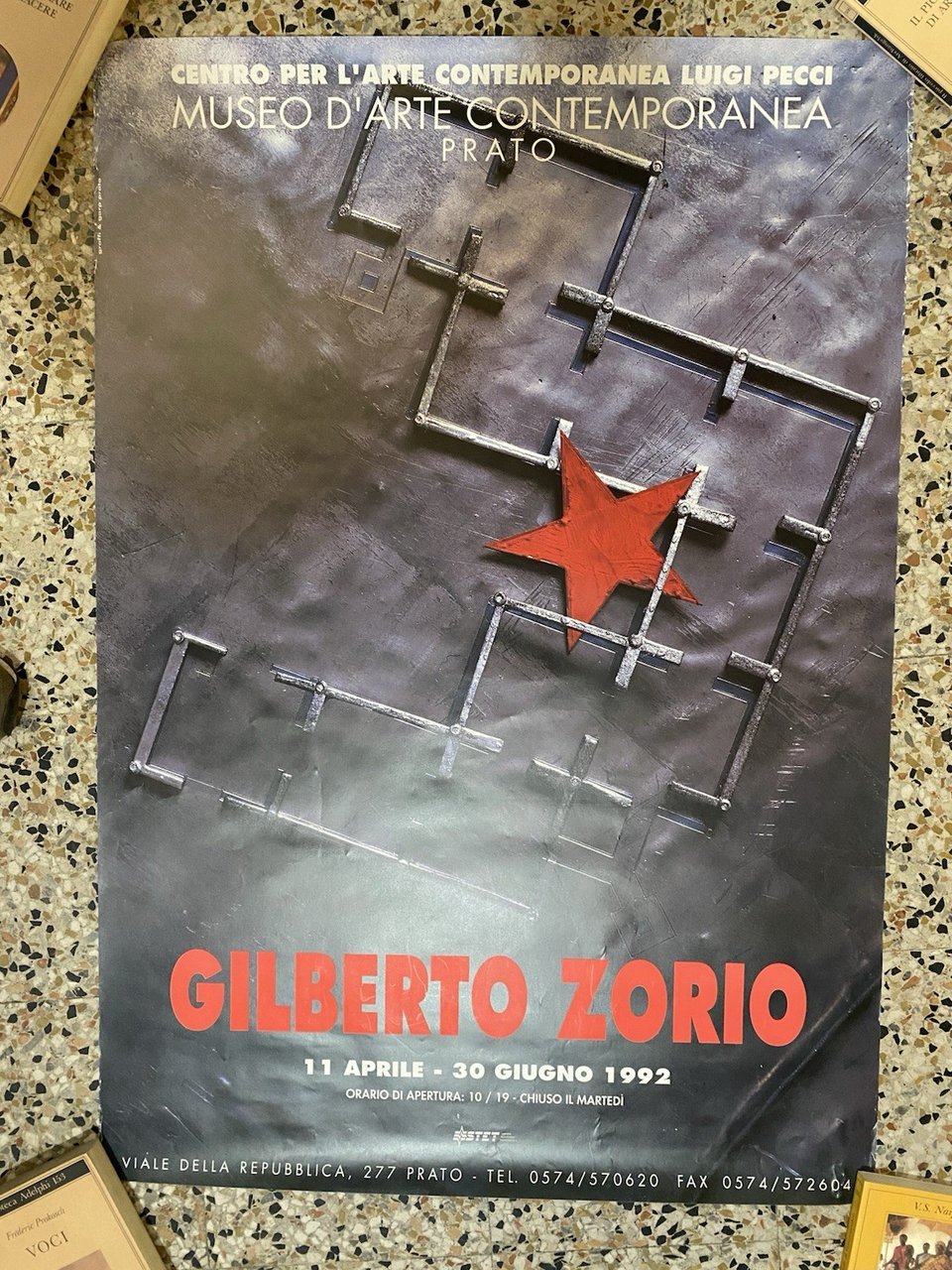 Zorio Gilberto Manifesto / Poster 98 x 67 cm. Prato …