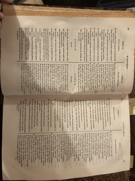 Le commedie di M. Accio Plauto con traduzione e note