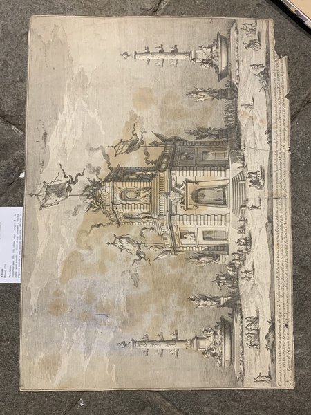 Celebratasi colla Machina della precedente sera la beneficenza del Re …