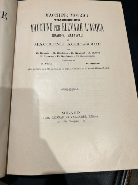 Enciclopedia dell'Ingegnere tratta dal tedesco da parecchi tecnici sotto la …