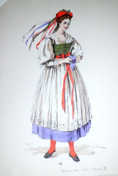 Costume di donna del sud Tirolo (II)