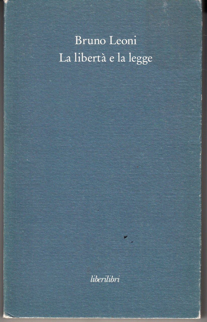 La libertà è legge