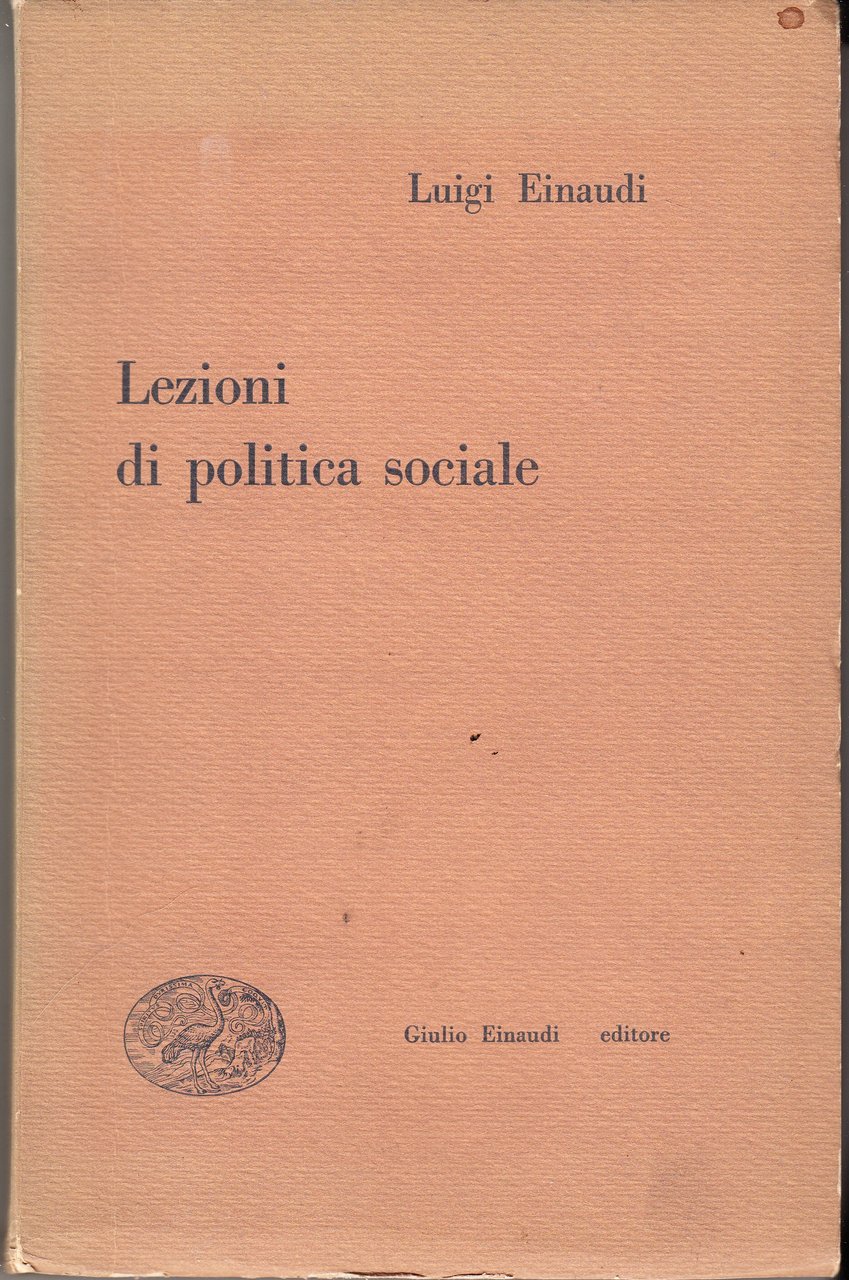 Lezioni di politica sociale