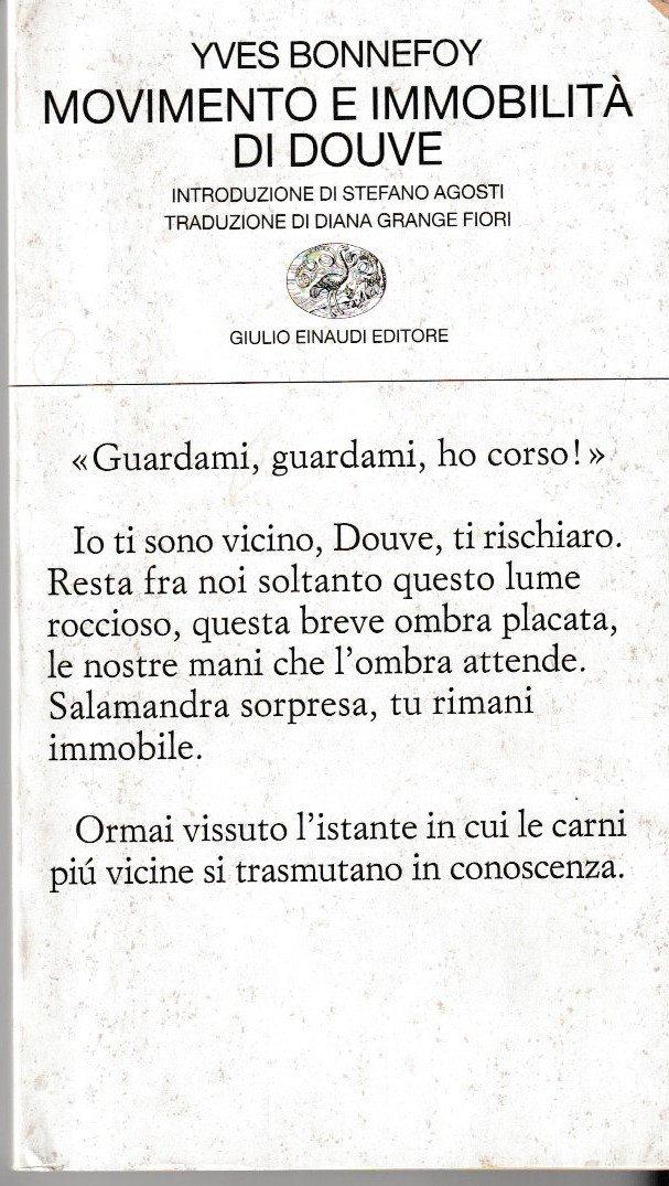 Movimento e immobilità di Douve