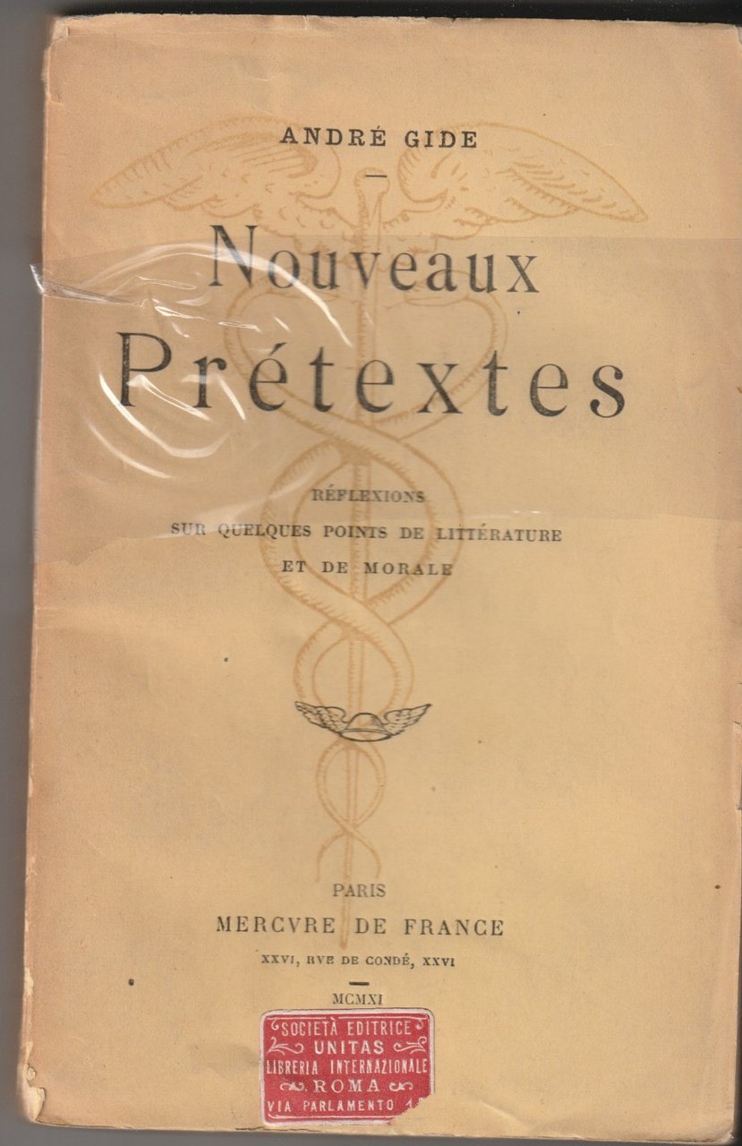Nouveaux Pretextes. Replexions sur quelques points de litterature et de …