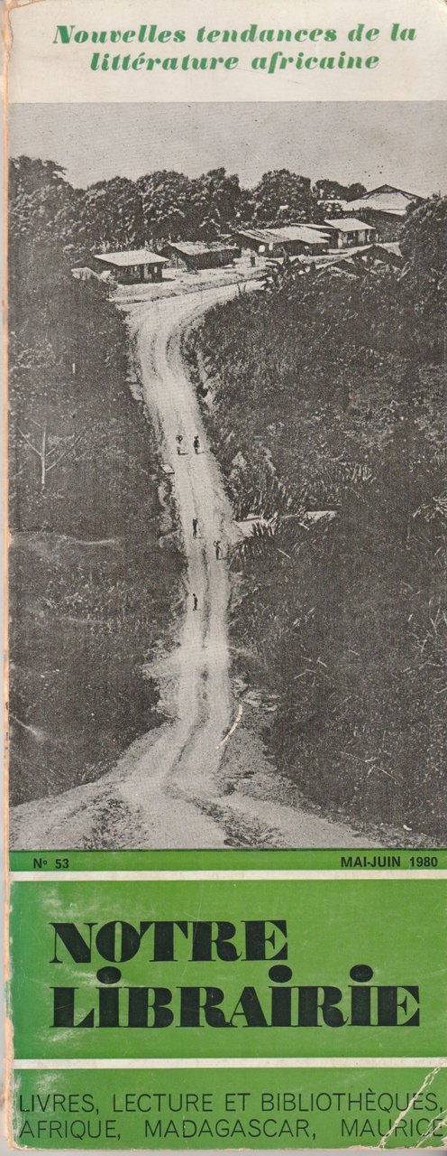 Nouvelles tendances de la litterature africaine. Livres, lecture et bibliothèques, …