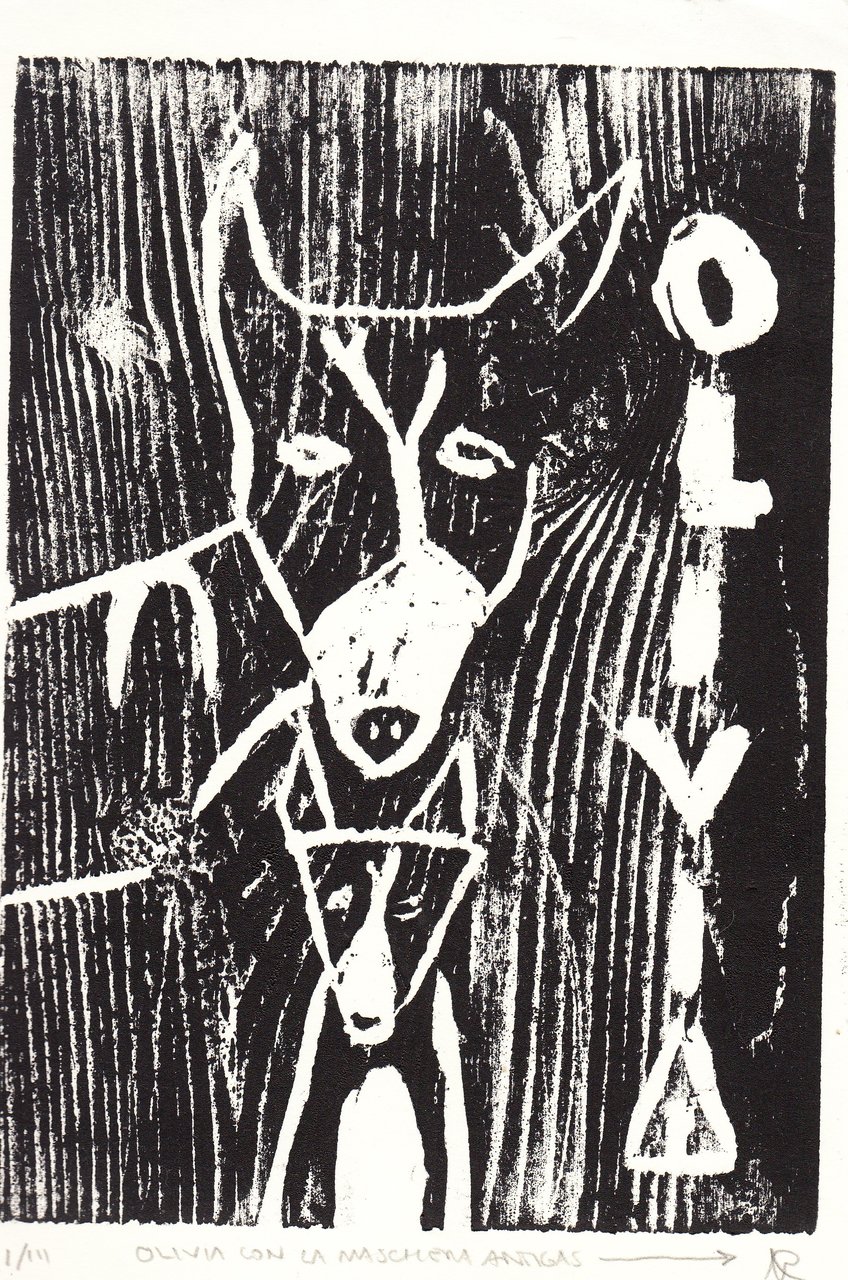 Olivia di Mandelbrot/Oliva con la maschera antigas