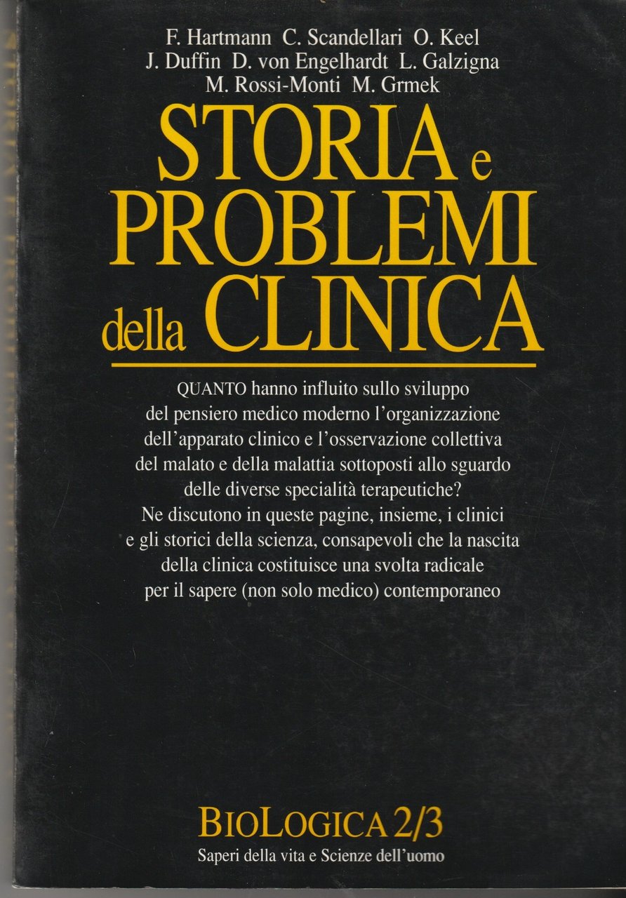 Storia e problemi della clinica