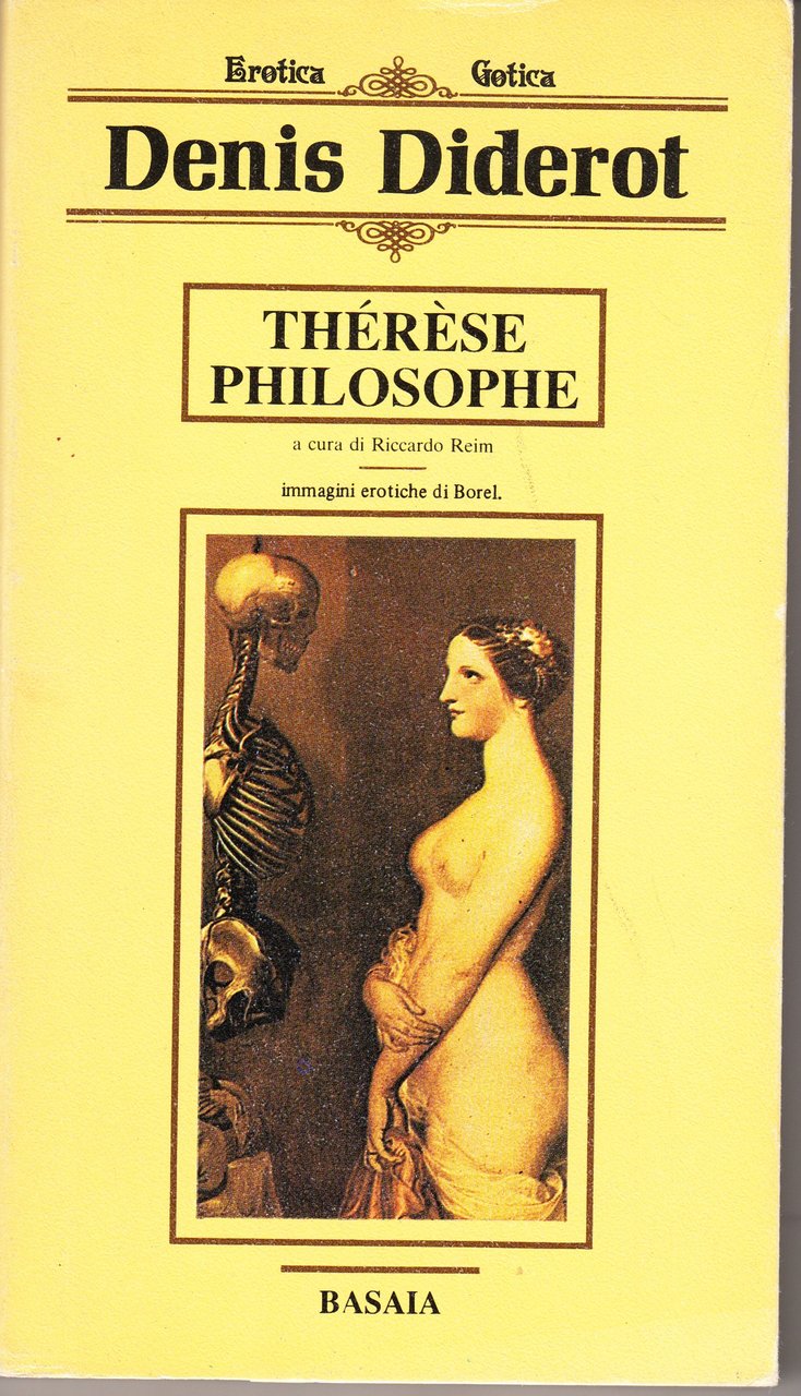 Thérèse Philosophe. A cura di Riccardo Reim. Immagini erotiche di …