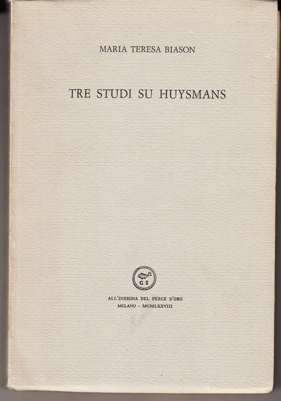 Tre studi su Huysmans