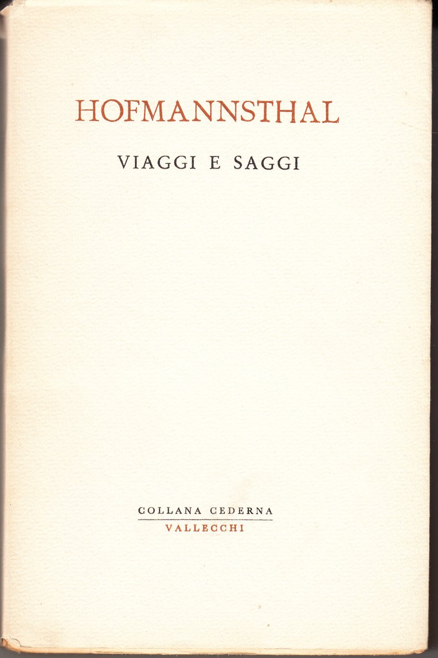 Viaggi e saggi