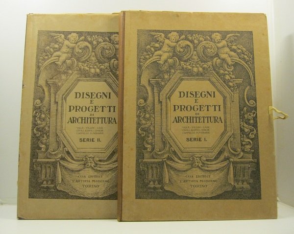 Disegni e progetti di architettura. Ville, villini, case civili, edifici, …