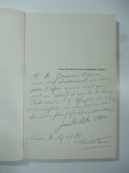 La force de l'amour. Roman. Copia con dedica dell'autore (signed …