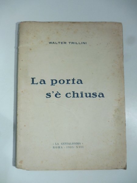 La porta s'e' chiusa