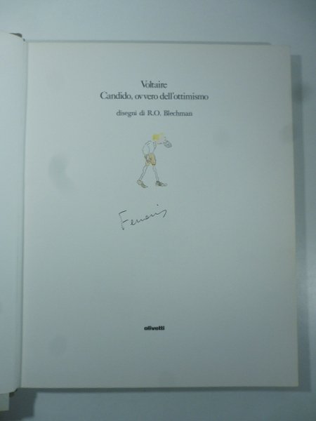Candido, ovvero dell'ottimismo. Disegni di R.O. Blechman
