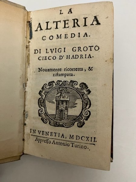 La Alteria comedia. novamente ricorretta & ristampata | Immagine Gallery 1