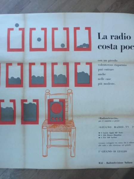 La radio costa poco. Con un piccolo volenteroso risparmio puo' …