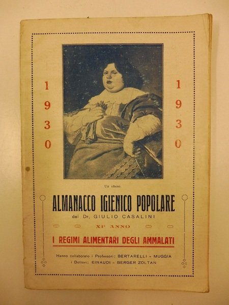 Almanacco igienico popolare. XI anno. I regimi alimentari degli ammalati …