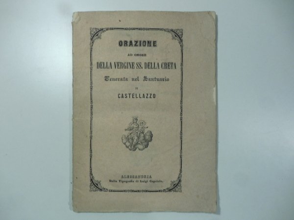 Orazione ad onore della Vergine SS. Della Creta venerata nel …