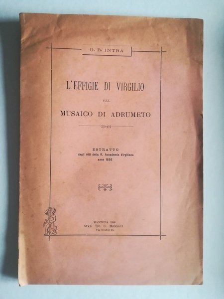 L'effigie di Virgilio nel musaico di Adrumeto
