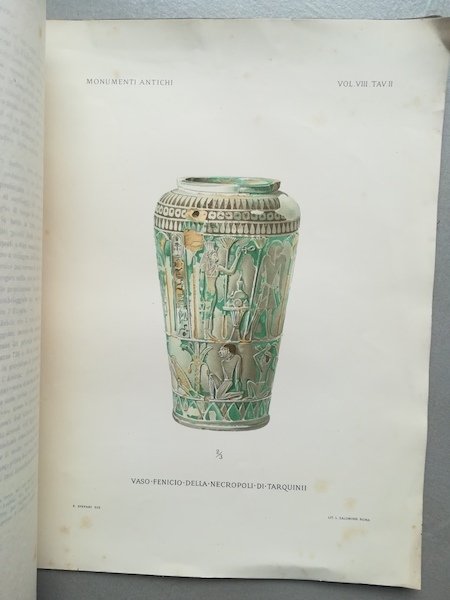 Di un vaso fenicio rinvenuto in una tomba della necropoli …