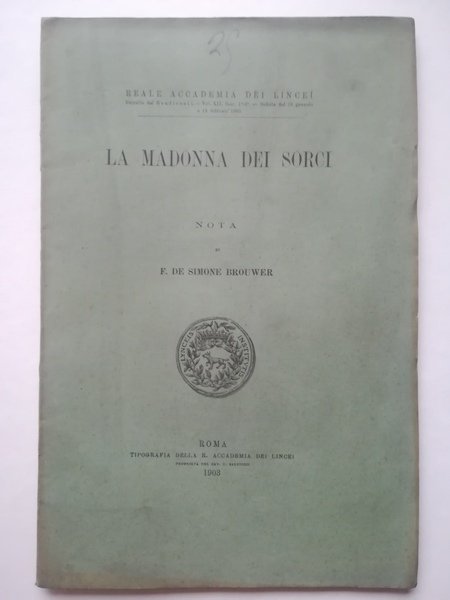 La Madonna dei sorci. Nota