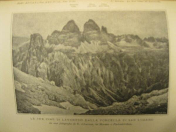 Le tre Cime di Lavaredo. (Drei Zinnen). Estr. da: Bollettino …