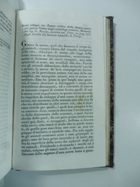 Esame critico delle diverse specie del genere Vultur degli ornitologi …