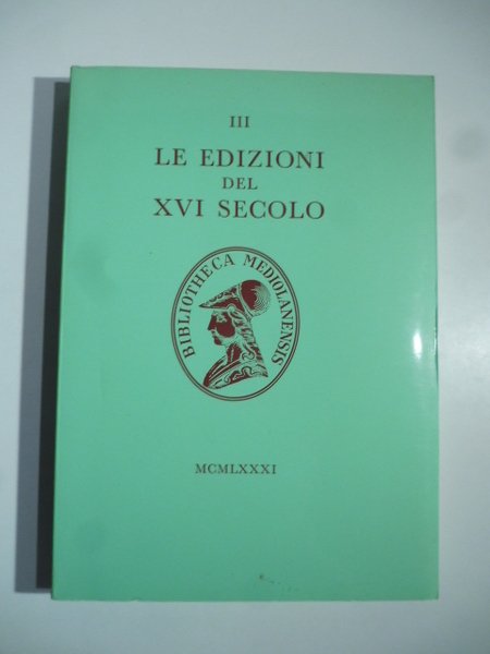 Le edizioni del XVI secolo