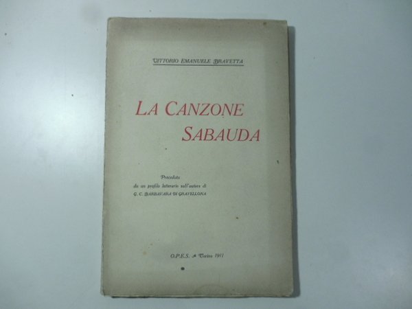 La Canzone sabauda