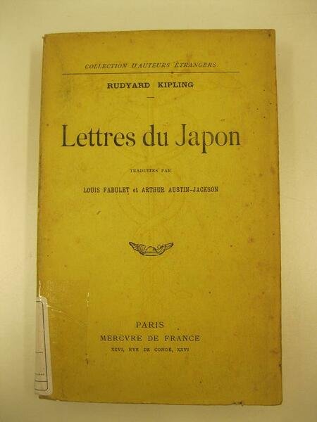 lettres du Japon. traduits par Louis Fabulet et Arthur Austin …