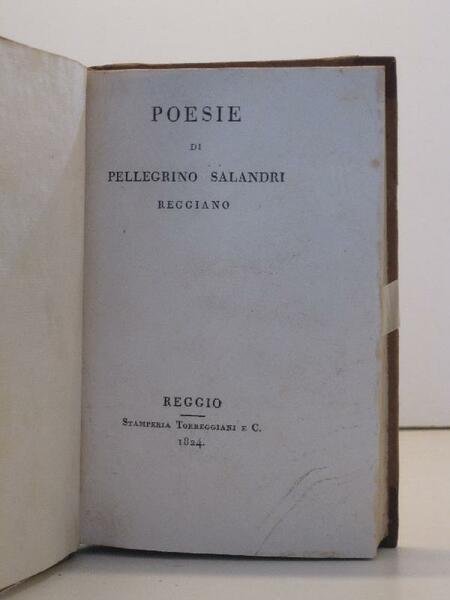 Poesie. Parte prima (-seconda) | Immagine principale