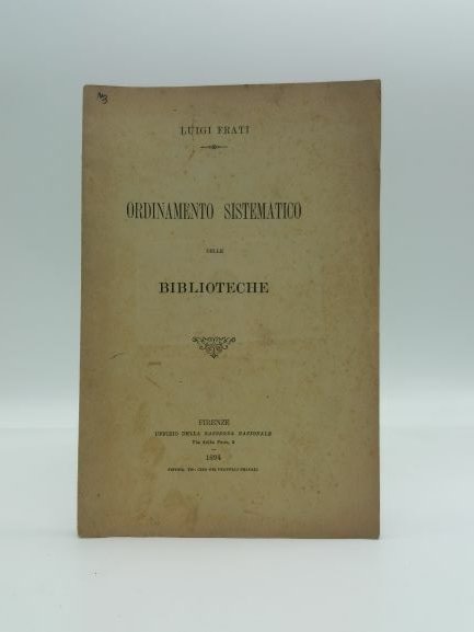 Ordinamento sistematico delle biblioteche