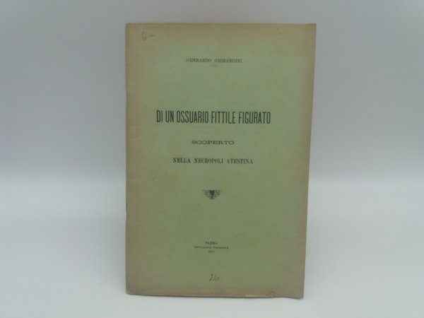 Di un ossuario fittile figurato scoperto nella necropoli atestina