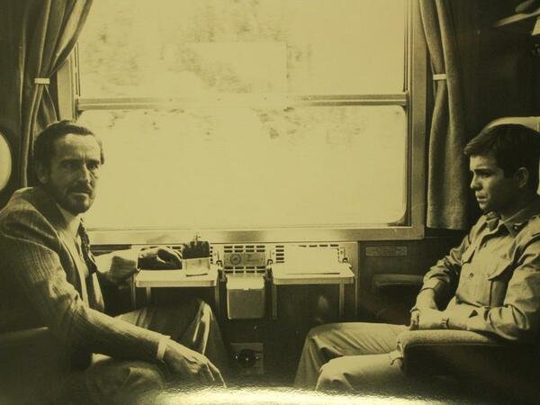Vittorio Gassman e Alessandro Momo. Foto di scena da Profumo …