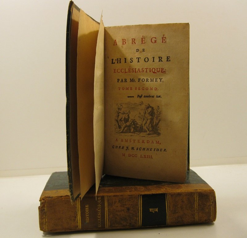 Abre'ge' de l'histoire ecclesiastique. Tome premier (-second)