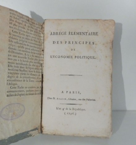 Abrege elementaire des principes de l'economie politique