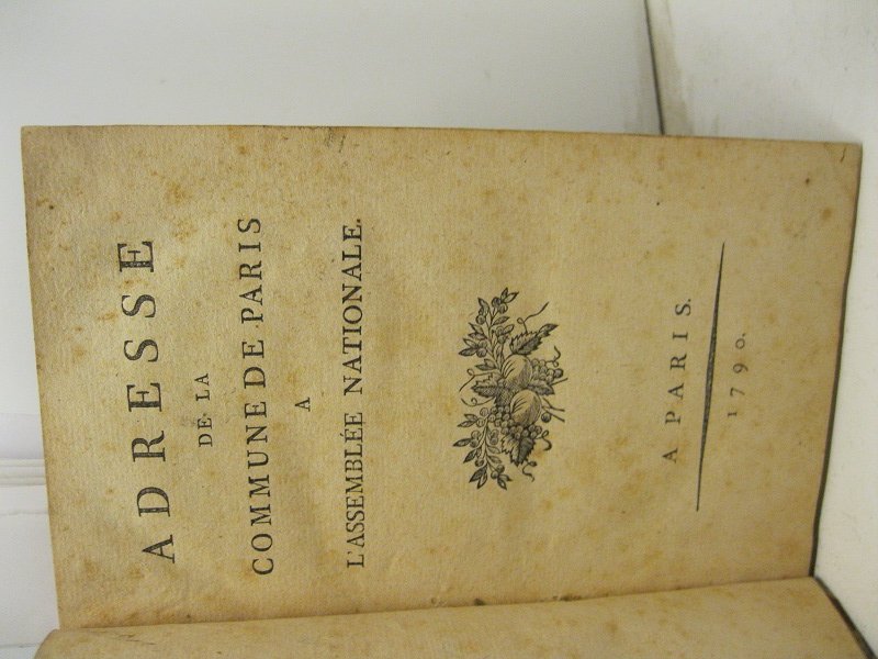 Adresse de la commune de Paris a l'assemble'e nationale