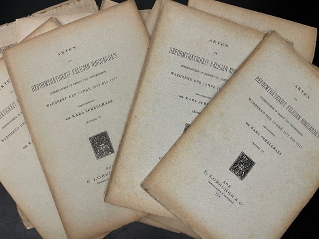 Akten zur Reformthatigkeit Felician Ninguarda's insbesondere in Baiern und Oesterreich …