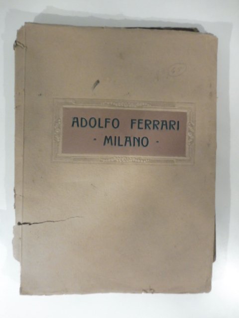 Alfredo Ferrari, Milano. Catalogo generale illustrato. Articoli per installazioni sanitarie, …
