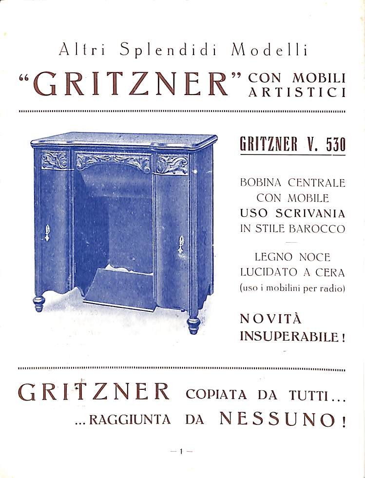 Altri splendidi modelli Gritzner con mobili artistici (pieghevole macchine da …