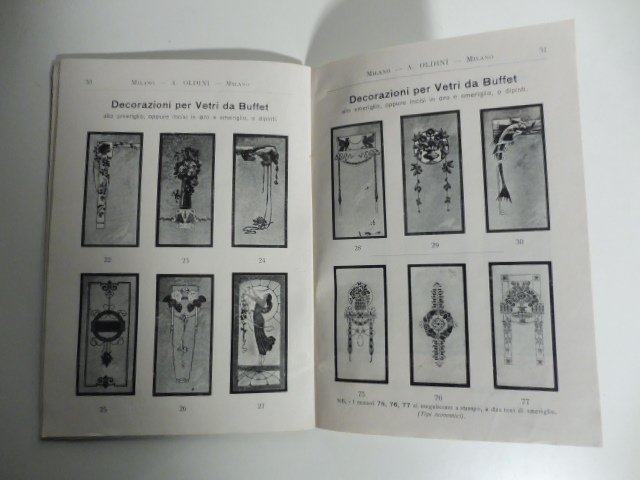Angelo Oldini, Milano. Stabilimento per la lavorazione di vetri, cristalli, …