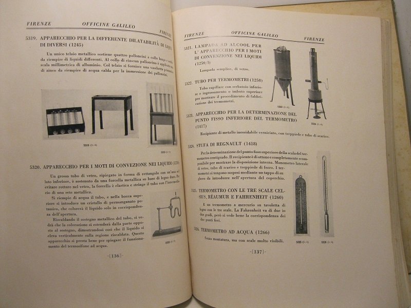 Apparecchi per l'insegnamento della fisica. Catalogo manuale