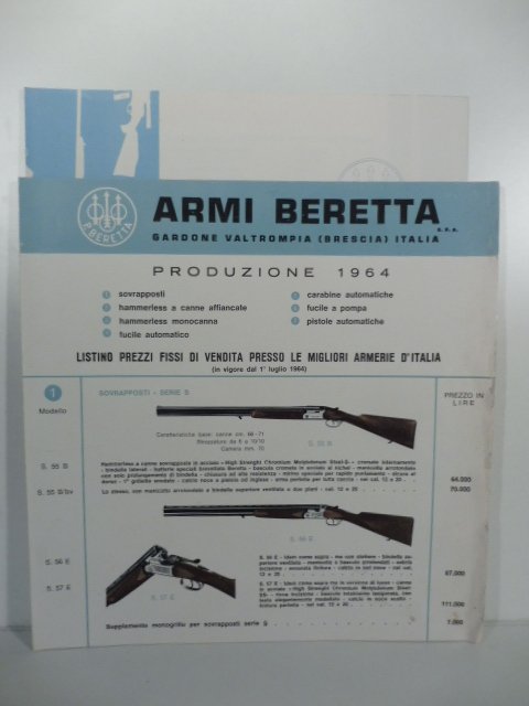 Armi Beretta, Gardone Valtrompia (Brescia). Produzione 1964