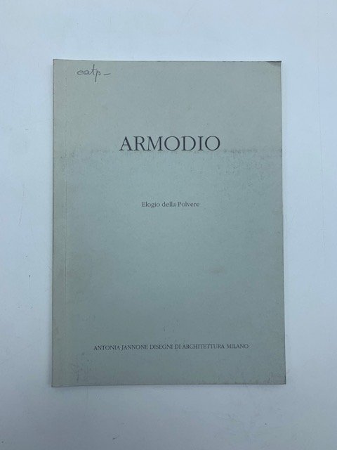Armodio. Elogio della polvere